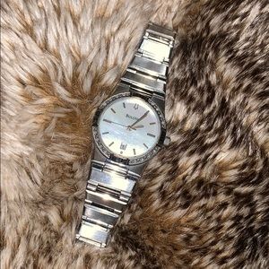 Bulova Diamond Mother of Pearl Watch